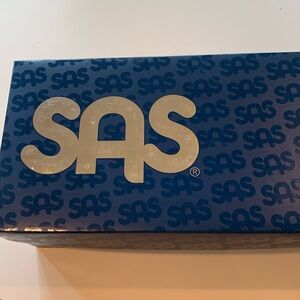 SAS Bliss Black Slip on Wedge. Brand New